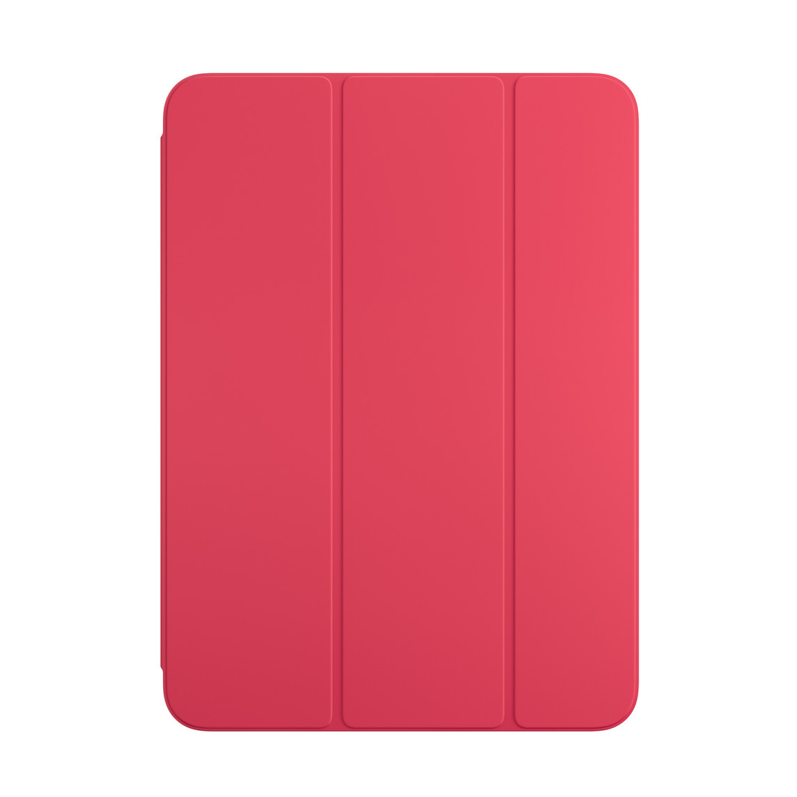 Pohled zepředu na melounově červené Smart Folio na iPad
