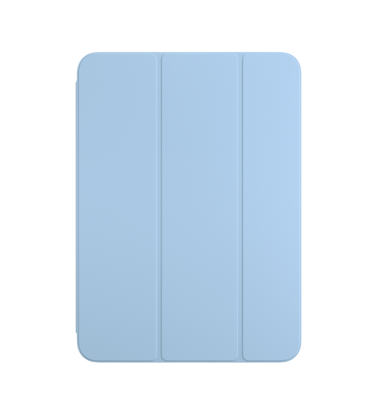 Vue avant du Smart Folio pour iPad bleu ciel 