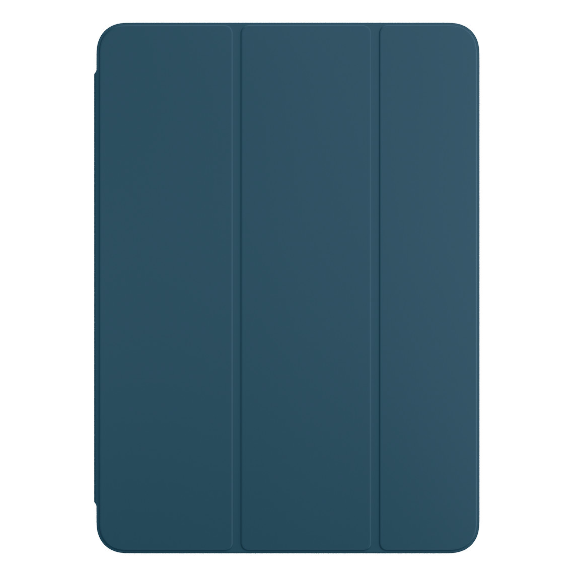 Vista frontal de la funda Smart Folio para el iPad Pro en azul marino.