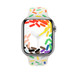 Bracelete desportiva a mostrar o Apple Watch com caixa de 41 mm e Digital Crown.