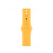 Bracelet Sport Rayon de soleil, fluoroélastomère lisse avec système de fermeture à clou et passant
