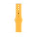 Bracelet Sport Rayon de soleil, fluoroélastomère lisse avec système de fermeture à clou et passant