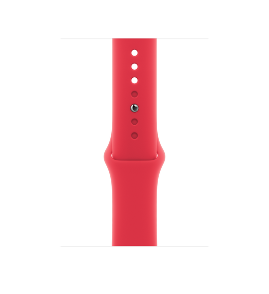 Sportarmband in (PRODUCT)RED, weiches Fluorelastomer mit Pin-Verschluss