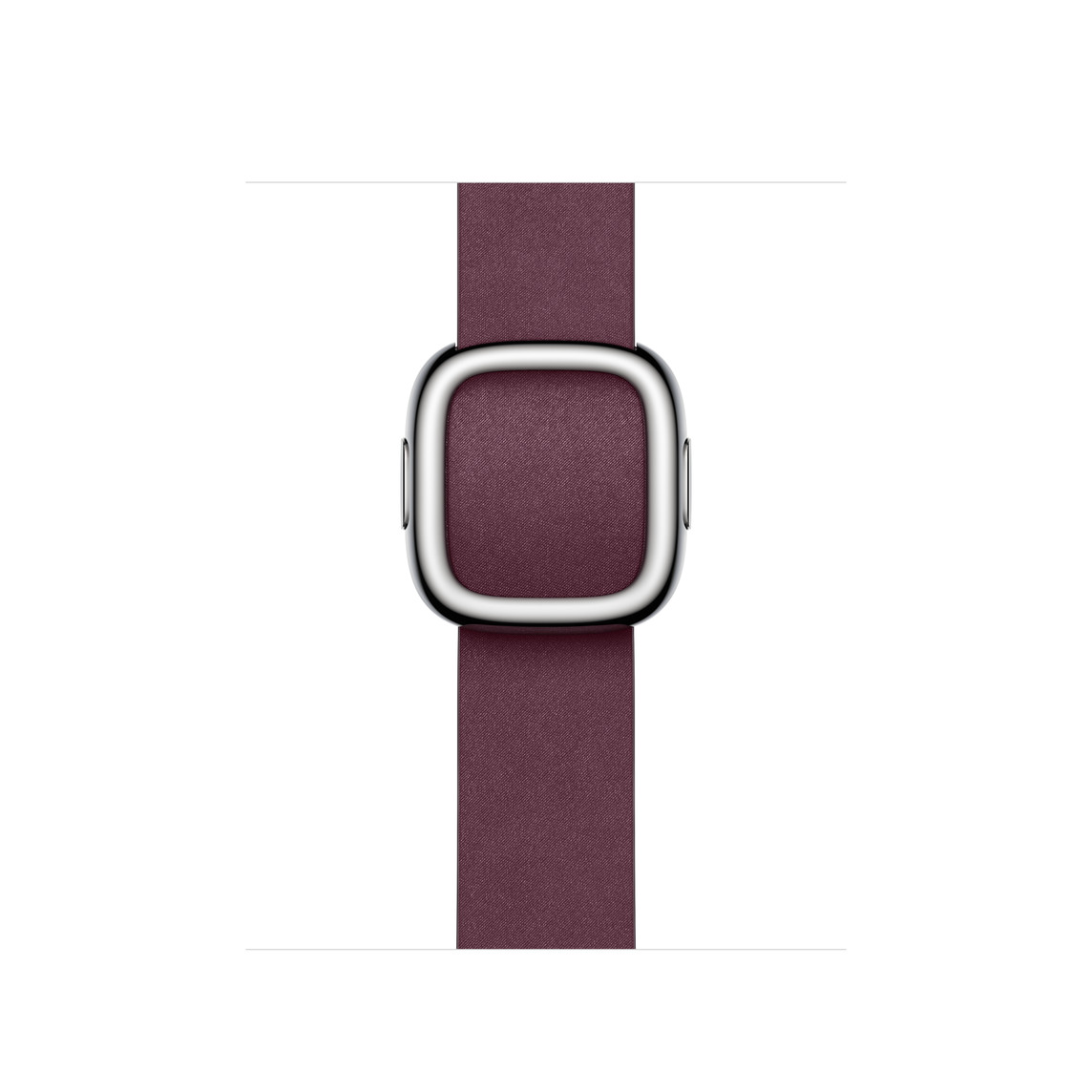 Modernes Armband in Mulberry (Weinrot) mit magnetischer Schließe aus Edelstahl