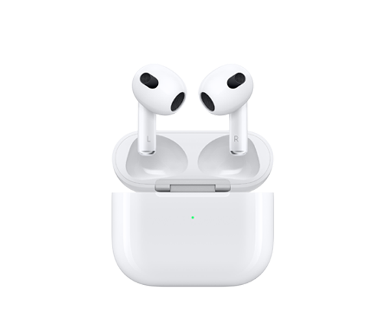 Customizable AirPods 3rd generation case with personalized text and cute or funny animated emojis.