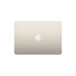 Buitenkant, dichtgeklapt, rechthoekig, afgeronde hoeken, Apple logo in het midden, kleur sterrenlicht