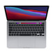 MacBook Pro, geöffnet, Display, Tastatur mit Funktionstasten in voller Größe und runder Touch ID Taste, Trackpad, Space Grau