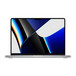 MacBook Pro, ouvert, écran, cadre fin, caméra FaceTime HD, pieds surélevés, coins arrondis, argent