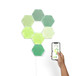 Use the Nanoleaf app on your iPhone to control colors, create scenes, playlists, and schedules.