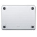 Bottom of Incase Hardshell Case, with rubberized feet to keep your MacBook firmly in place when in use.