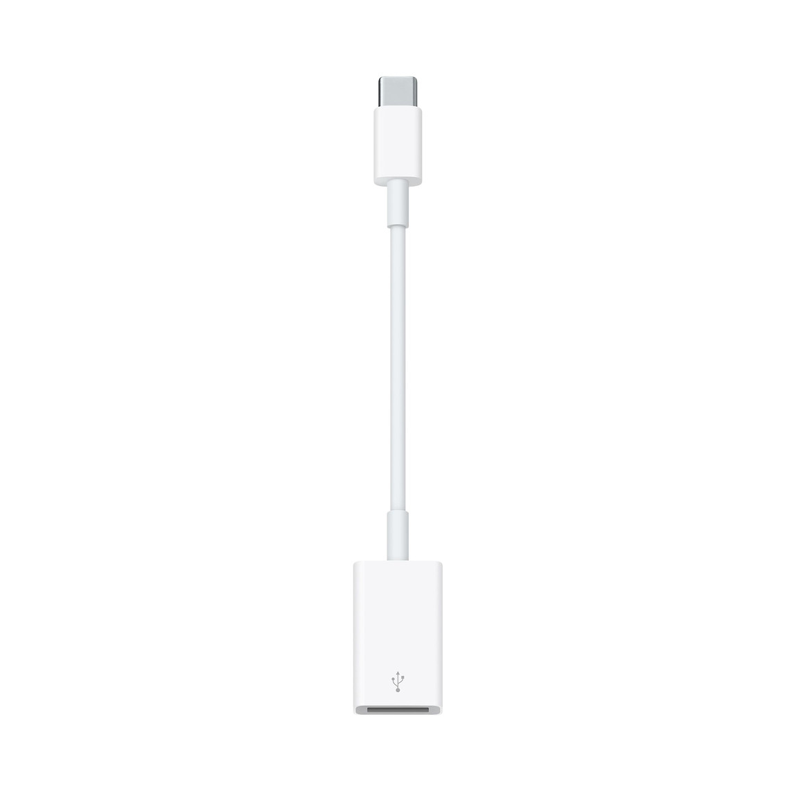 The USB-C to USB Adapter lets you connect iOS devices and standard USB accessories to a USB-C– or Thunderbolt 3 (USB-C)–enabled Mac.