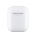 Back exterior AirPods Wireless Charging Case, silver hinge and pairing button