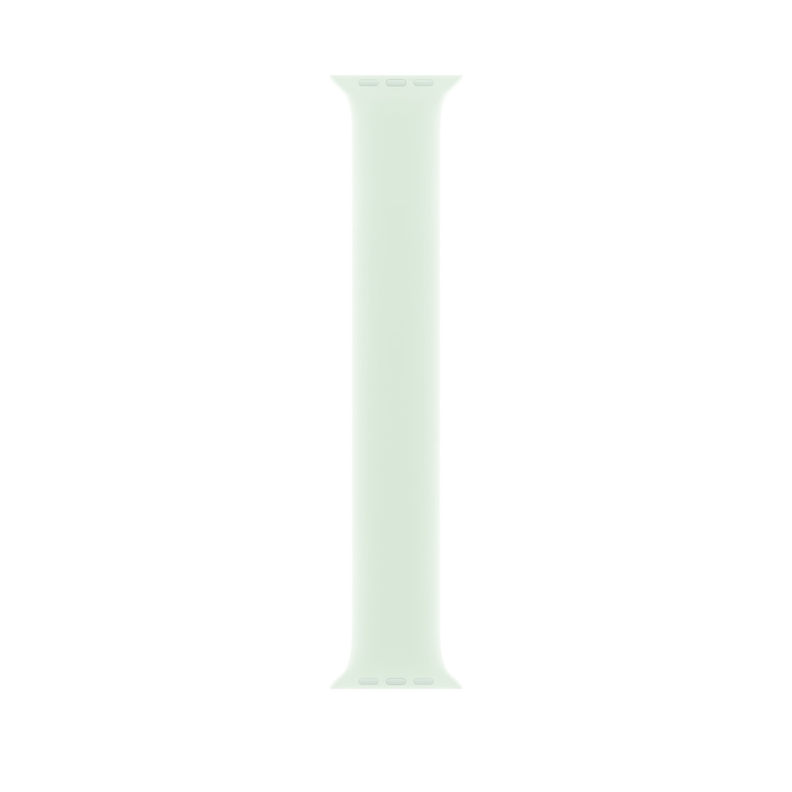 Correa uniloop color menta claro, hecha de fluoroelastómero suave sin hebillas ni cierres 