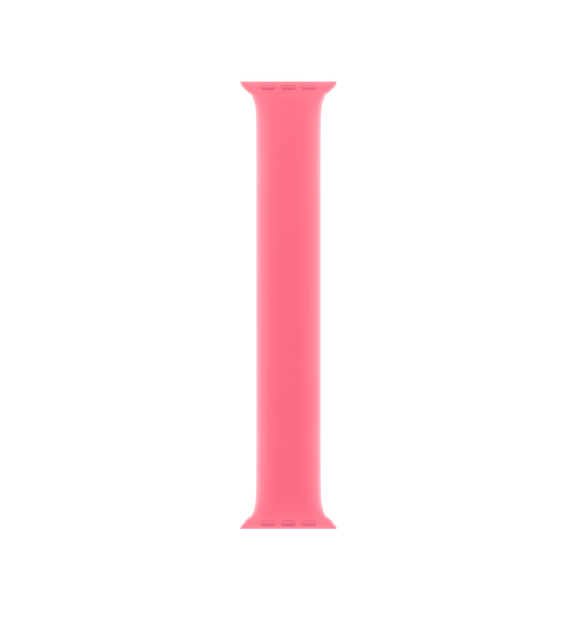 Correa uniloop rosada, hecha de fluoroelastómero suave sin hebillas ni cierres