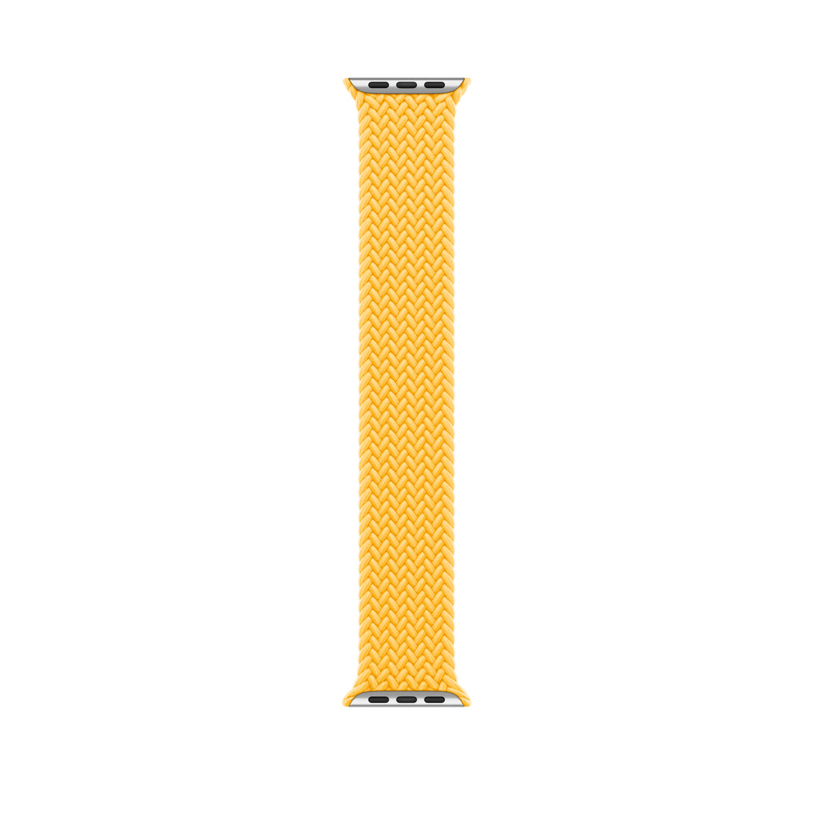 Sunshine Braided Solo Loop band, woven polyester and silicone threads with no clasps or buckles