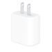 The Apple 20 watt USB‑C Power Adapter (with Type A plug) offers fast, efficient charging at home, in the office, or on the go.
