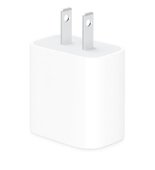 L’adaptateur d’alimentation USB-C 20 watts d’Apple (avec fiche de type A) assure une recharge rapide et efficace de vos appareils, que vous soyez à la maison, au bureau ou en déplacement.
