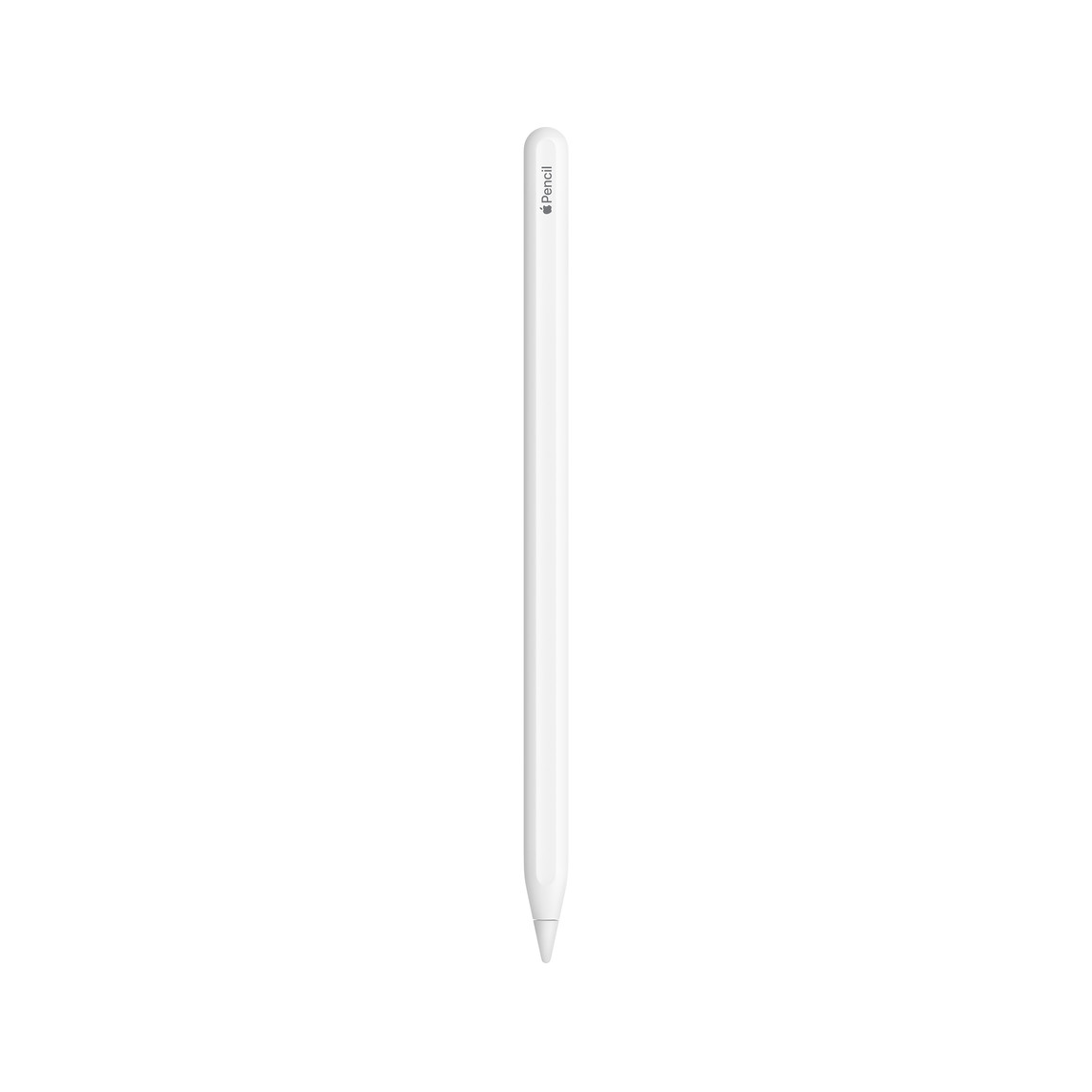 Apple Pencil (2nd Generation) featuring its flat edge that attaches magnetically for automatic charging and pairing.