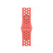 Magic Ember (orange) Nike Sport Band, smooth fluoroelastomer with perforations for breathability and pin-and-tuck closure