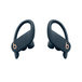 Left and right Powerbeats earbuds, showing adjustable, secure-fit ear hooks.