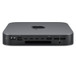 Back of Mac mini, power button, power input, Ethernet port, four Thunderbolt 4 ports, HDMI port, two USB-A ports and headphone jack