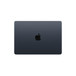 Exterior, closed, rectangular shape, rounded corners, Apple logo centred, Midnight