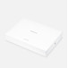 White shipping box, Apple logo on side, top exterior, text reads, MacBook Pro, Apple Certified Refurbished