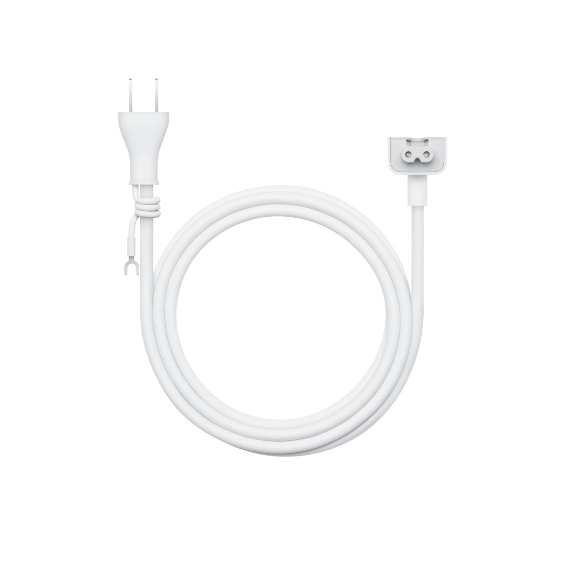 1.8メートルの電源アダプタ延長ケーブルは、Apple製の電源アダプタにつないで使えるAC延長コード。