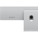Apple Studio Display、USB-Cポート3つ、Thunderboltポート1つ、スタンドに電源入力のための開口部