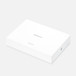 白の梱包箱、側面にAppleロゴ、上面の外観、「MacBook Air」と「Apple Certified Refurbished」の表記