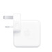 70W USB-C Power Adapter, white, plug pins on one side, USB-C port on opposite side