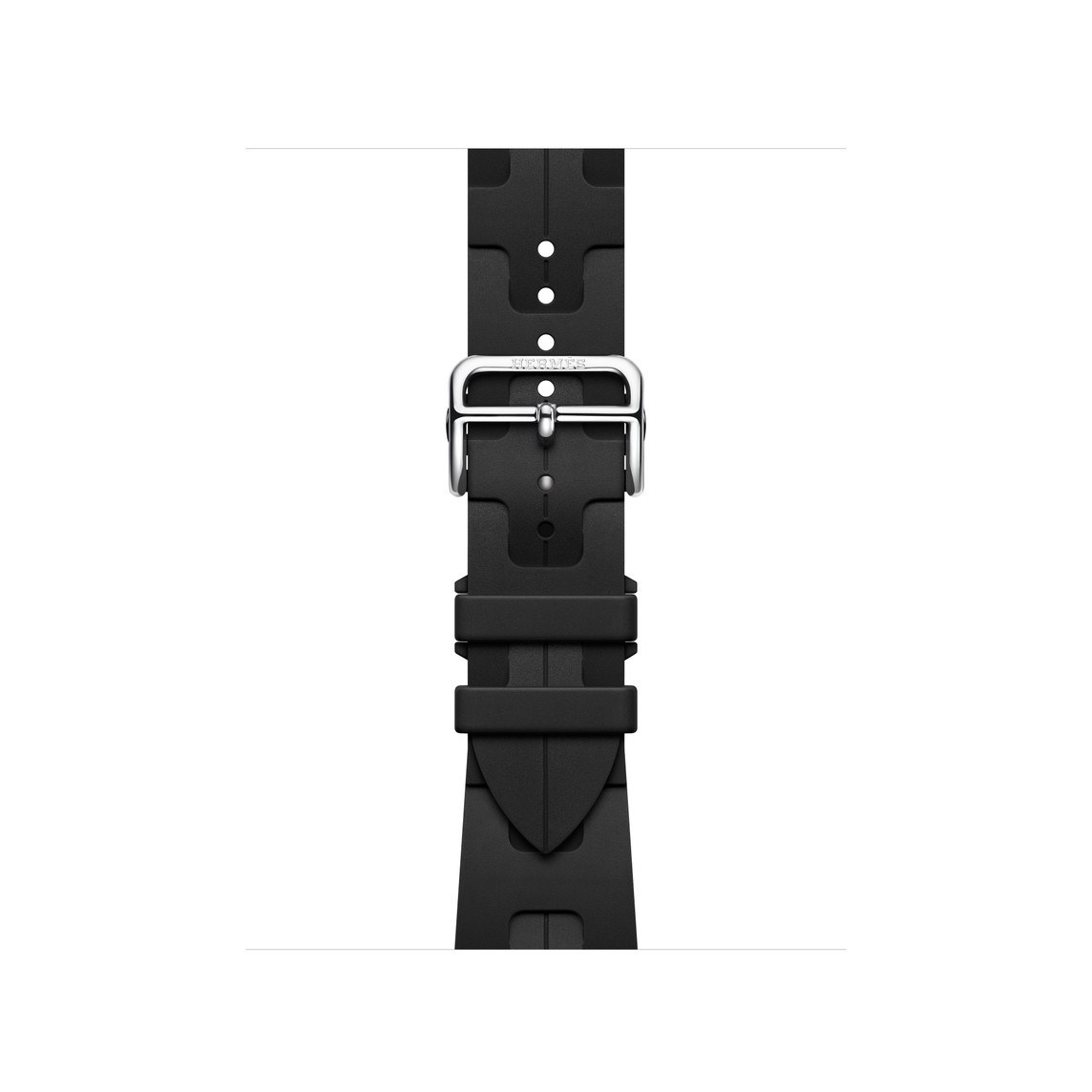 Noir (black) Kilim Single Tour strap, supple leather with black stainless steel buckle.