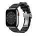 สายแบบ Simple Tour Kilim สี Noir (สีดำ) แสดงหน้าปัด Apple Watch และ Digital Crown