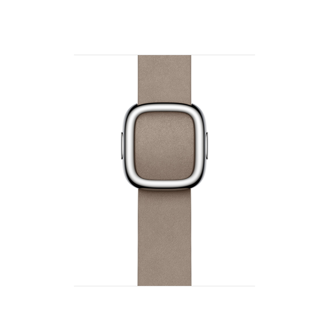 Tan Modern Buckle band, with magnetic stainless steel buckle