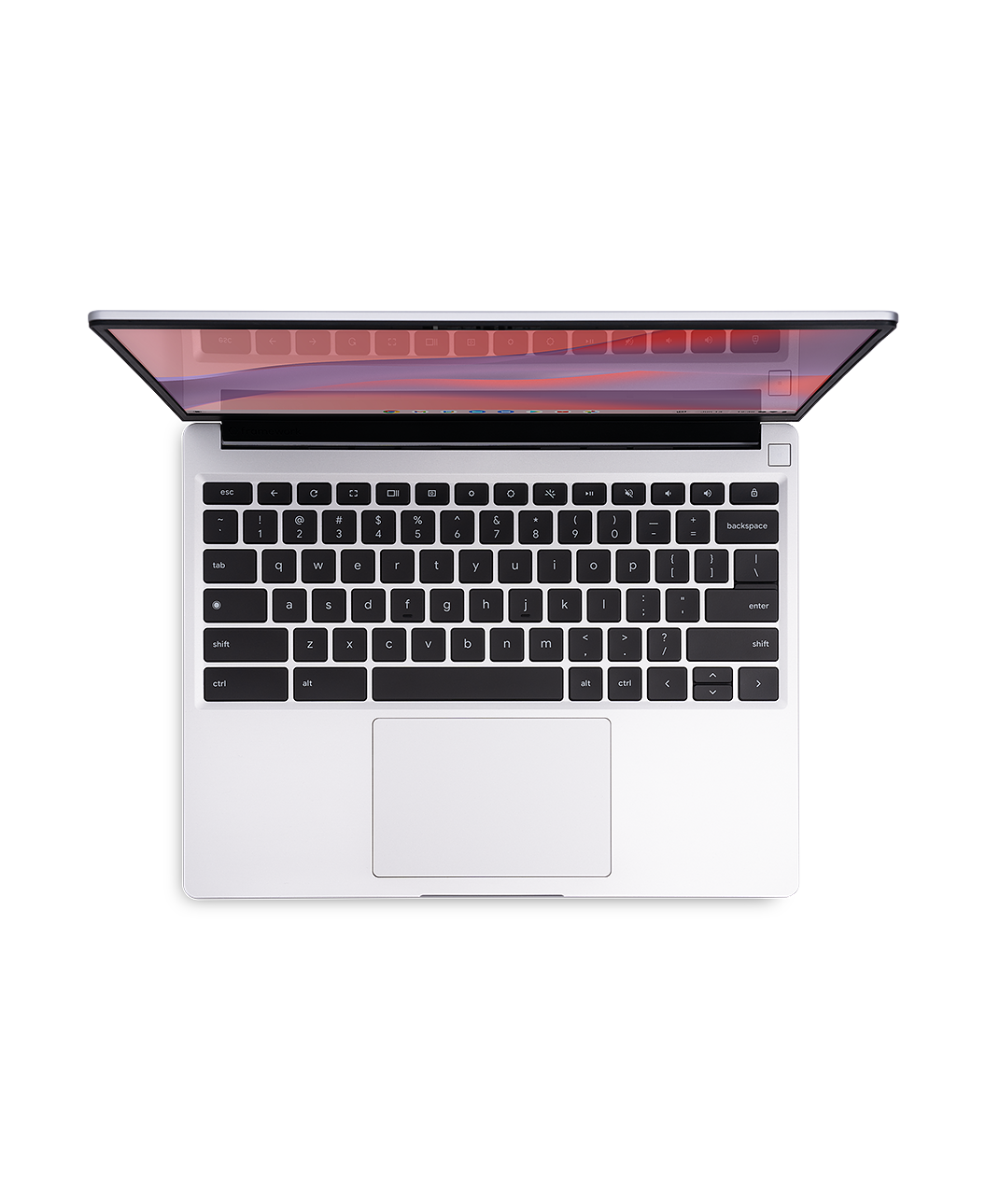 Framework Chromebook Laptop top down