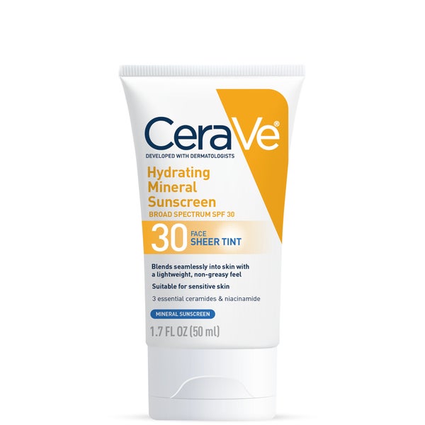 CeraVe Hydrating Mineral Tinted Sunscreen with SPF 30 (1.7 fl. oz.)
