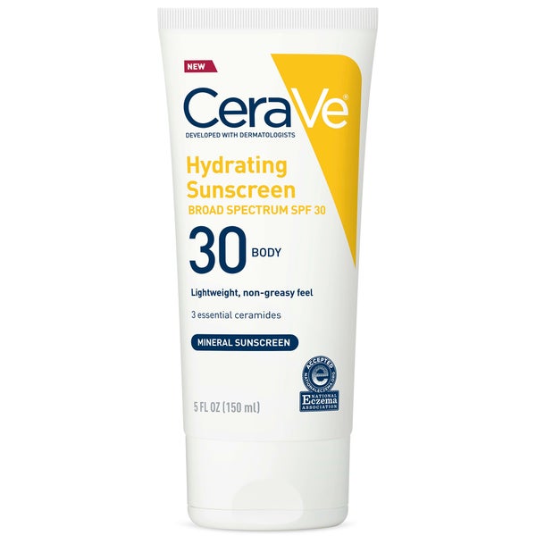 CeraVe 100% Mineral Hydrating Body Sunscreen SPF 30 (5 fl. oz.)