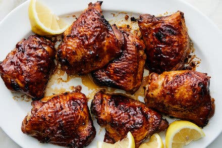 Honey-and-Soy-Glazed Chicken Thighs