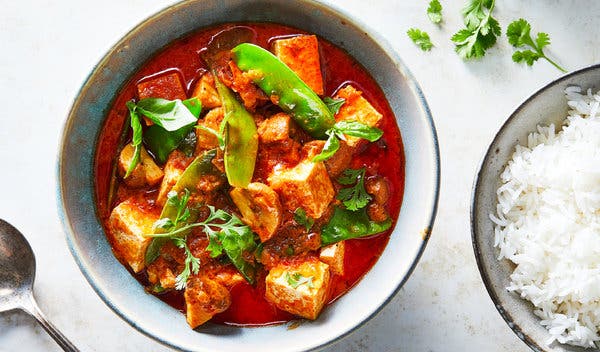 Coconut Red Curry With Tofu