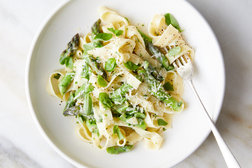Image for Fettuccine With Asparagus
