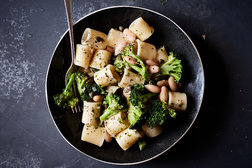 Image for White Bean Piccata Pasta With Broccoli