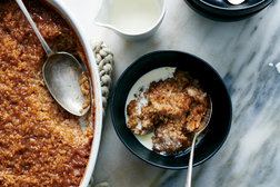 Image for Spiced Irish Oatmeal With Cream and Crunchy Sugar