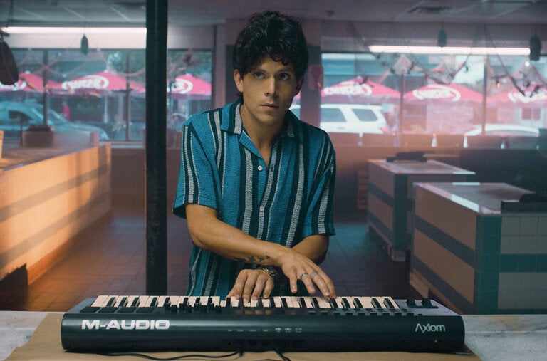 Rudy Mancuso in “Música,” a film that’s confidently, intentionally overwhelming.