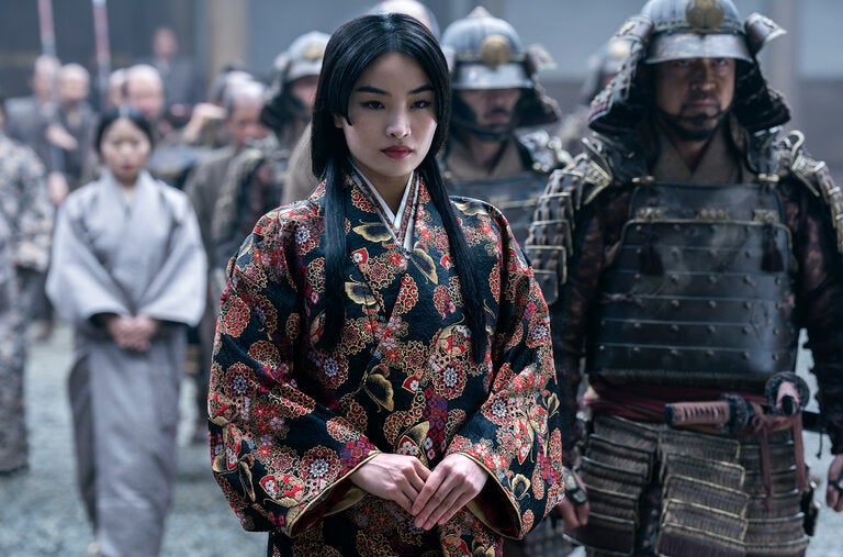 Anna Sawai in “Shogun.” Her character makes a fateful decision in the most recent episode.