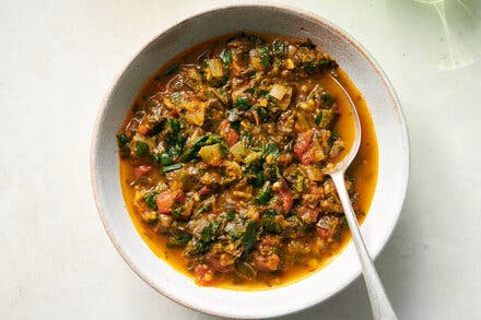 Cagaar (Spinach Stew)