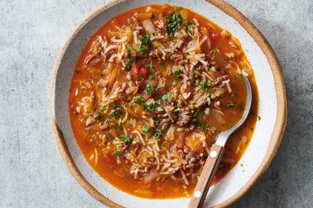 One-Pot Cabbage Roll Soup