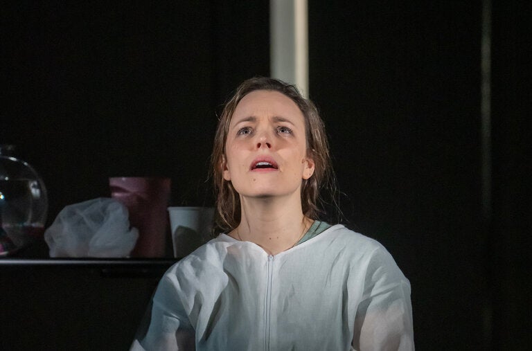 Rachel McAdams as a mother struggling with her own moral agony in Manhattan Theater Club’s production of “Mary Jane” at the Samuel J. Friedman Theater in Manhattan.