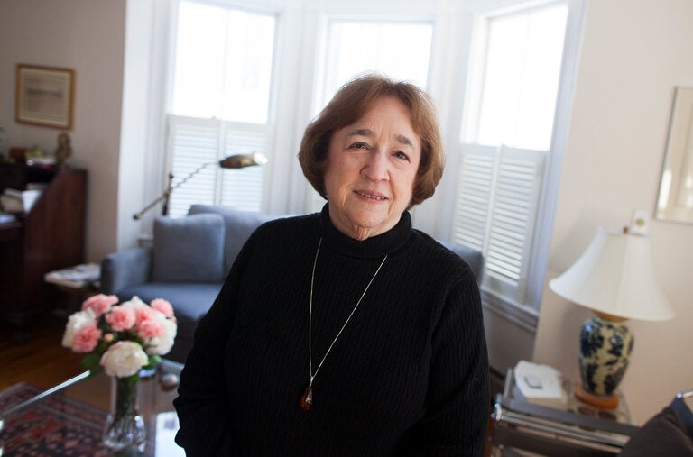 Helen Vendler in 2014. She was known for her method of close reading, going methodically line by line, word by word, to expose a poem’s roots.