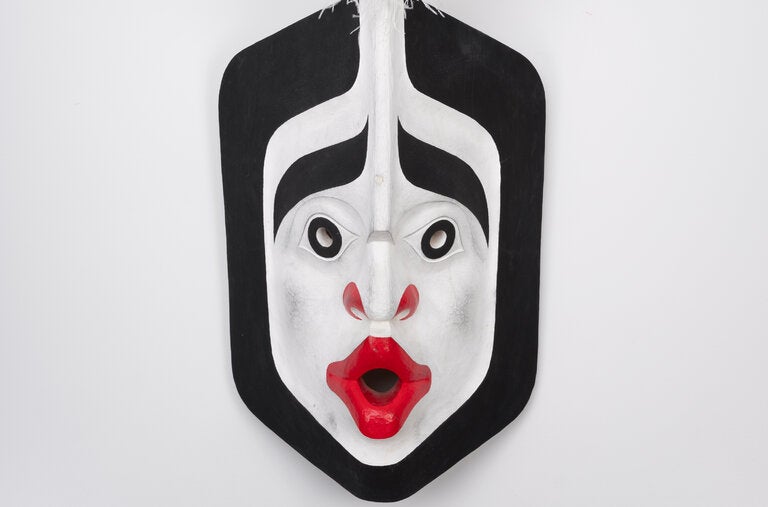 Beau Dick’s “Wind,” circa 2005. His inspired carving makes his masks “as supple, as particular and as expressive as living actors,” our critic says.