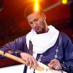 Mdou Moctar onstage at Coachella in April.